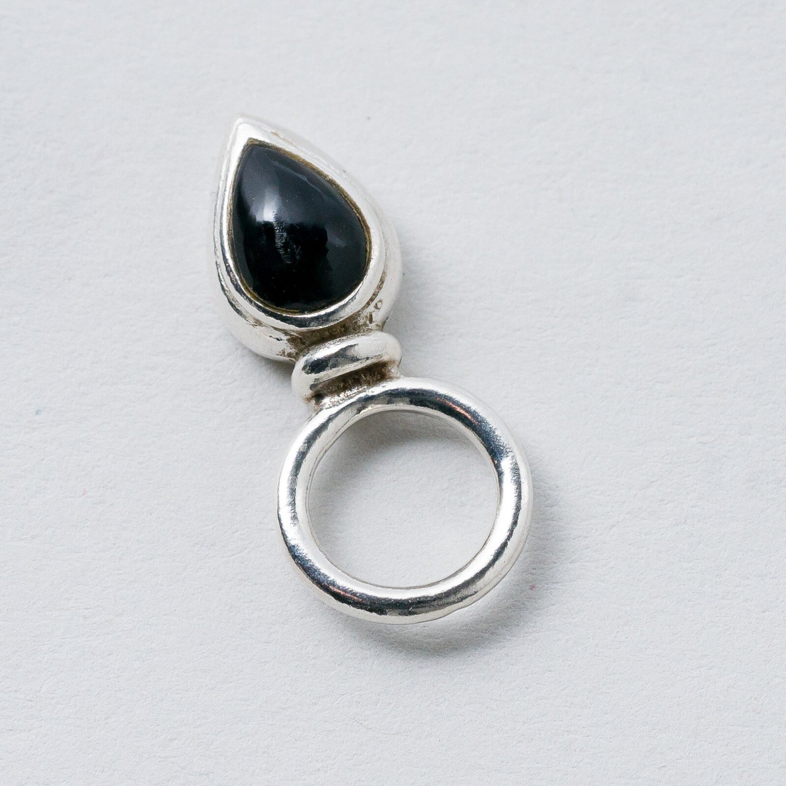 Thomas Sabo Anhänger 925 Silber Schwarzer Stein 2,2 cm 2,34 g1