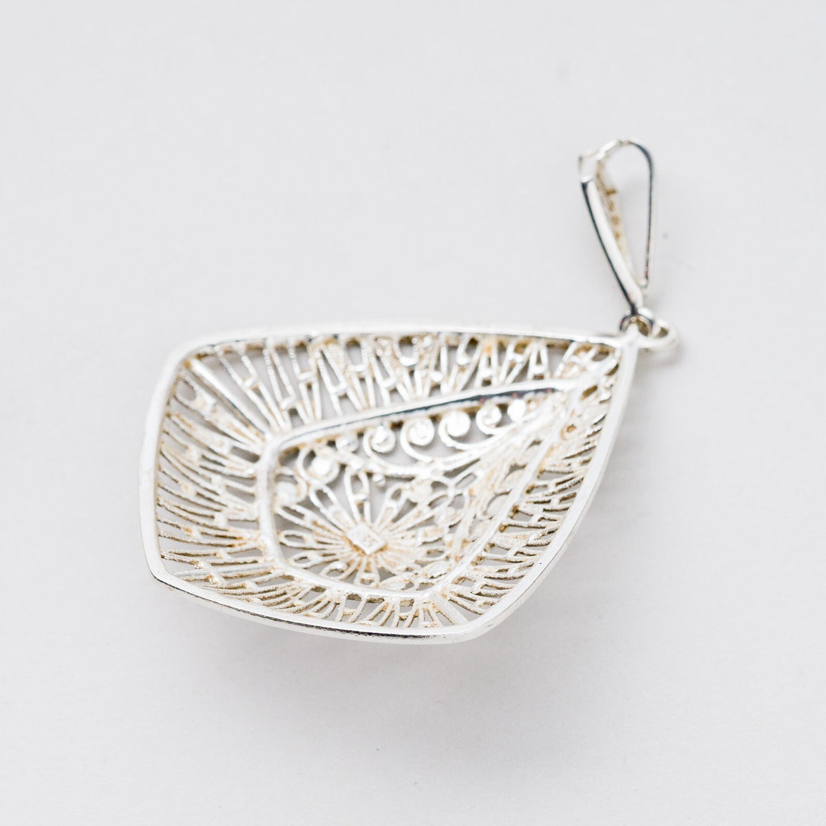 Anhänger 835 Silber Filigran 6 cm 5,67 g3