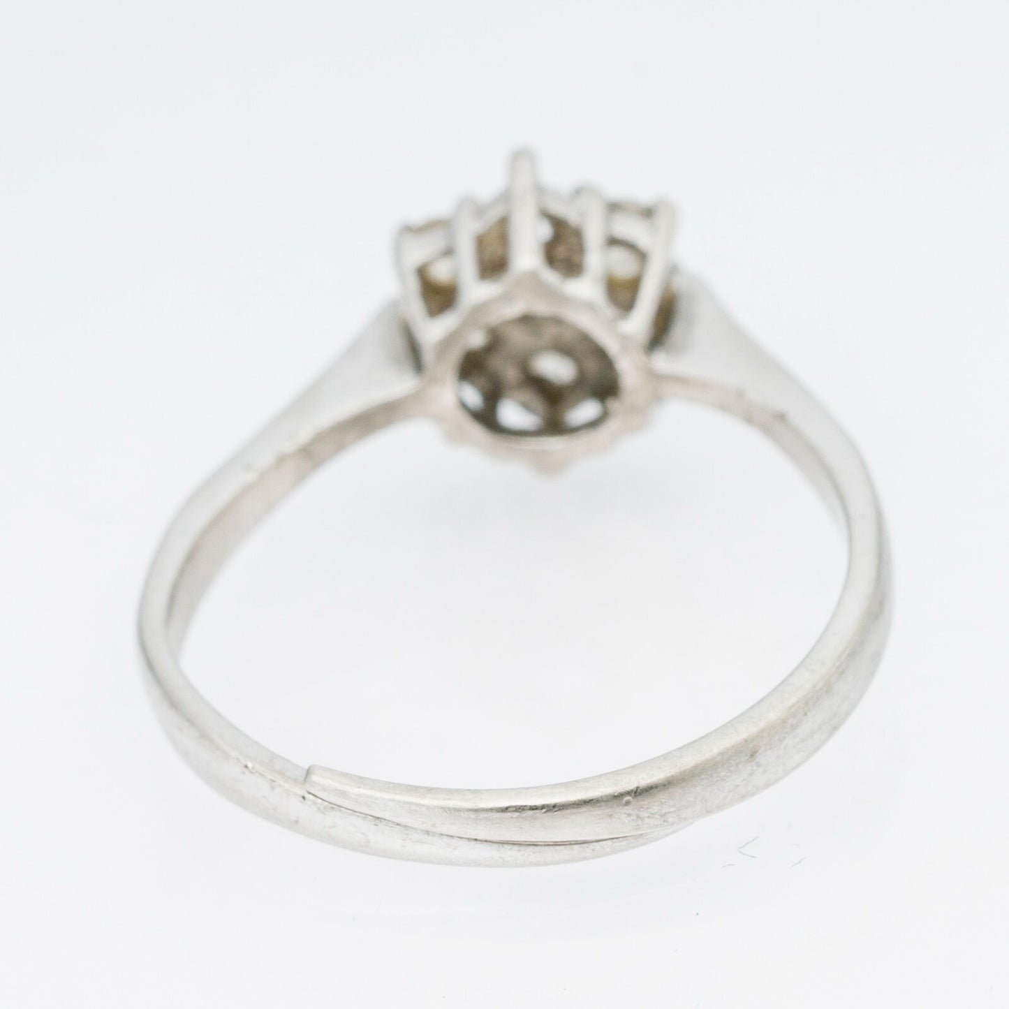 Silberring Steinbesatz 925er Silber 1,86 g Größe ca. 54 (17,2 mm Ø)3