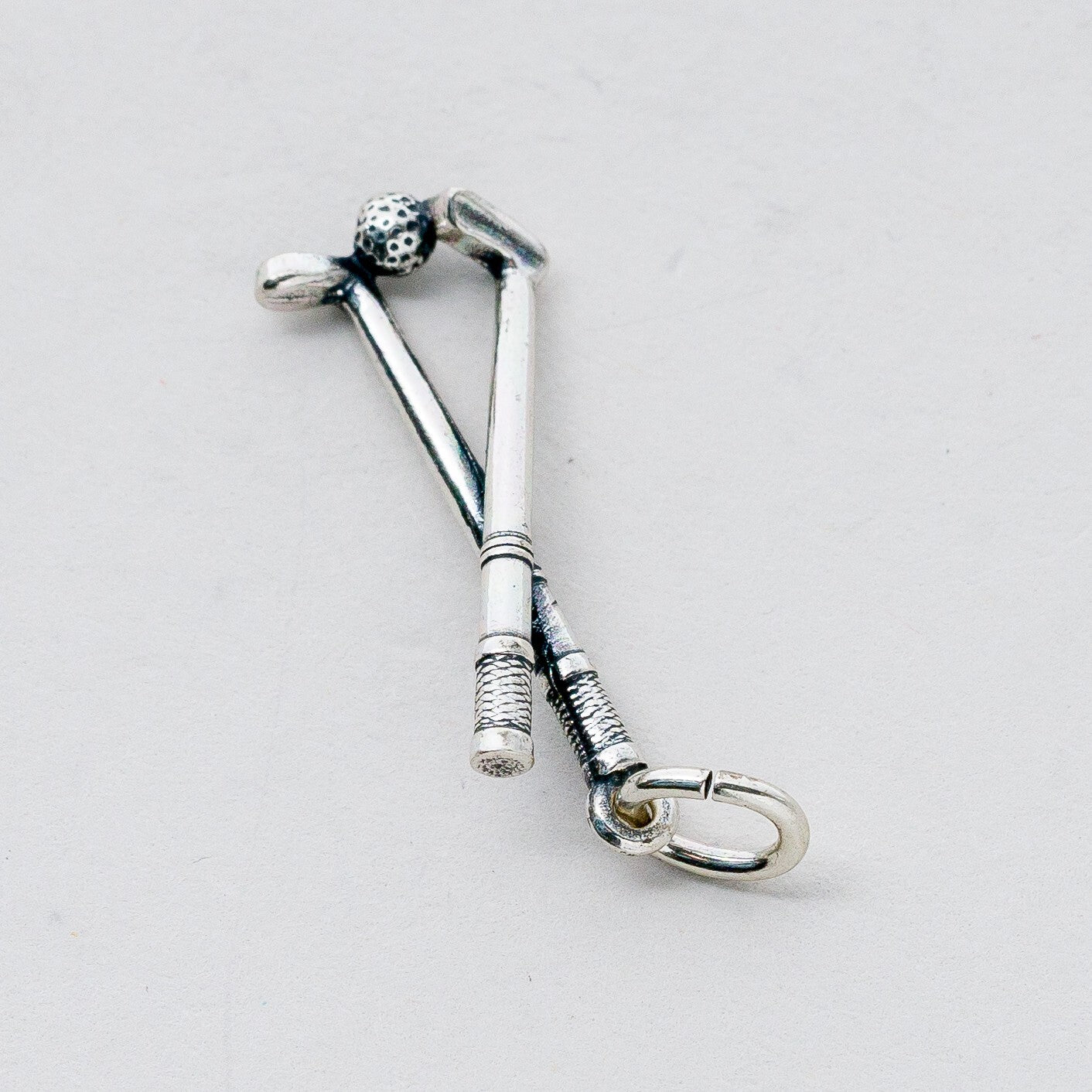 Silber Anhänger 925 Golf Golfschläger 1,42 g2