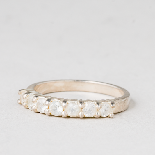 Ring Steinbesatz 925er Silber 2,77 g Größe 56 (17,8 mm Ø)0