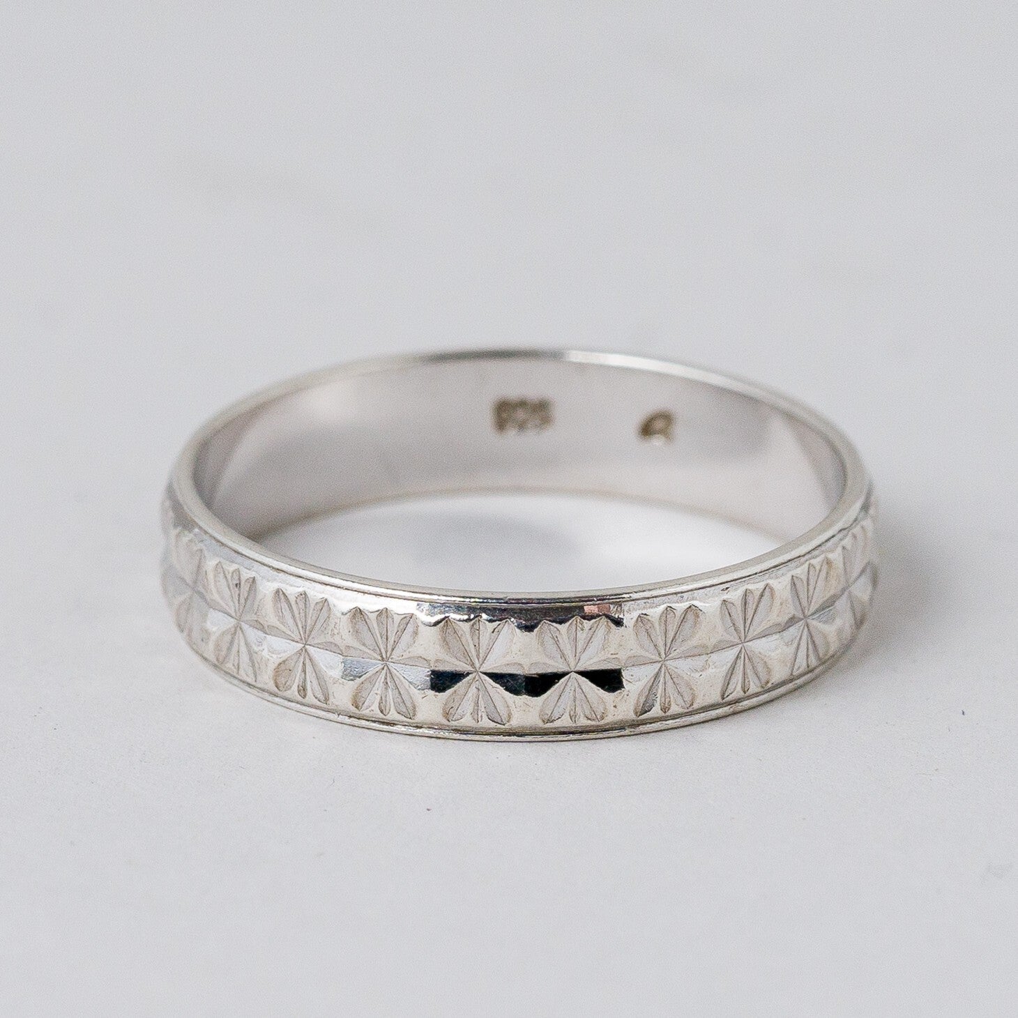 Silber Ring 925 Größe 64 (20,3 mm Ø) 2,93 g5