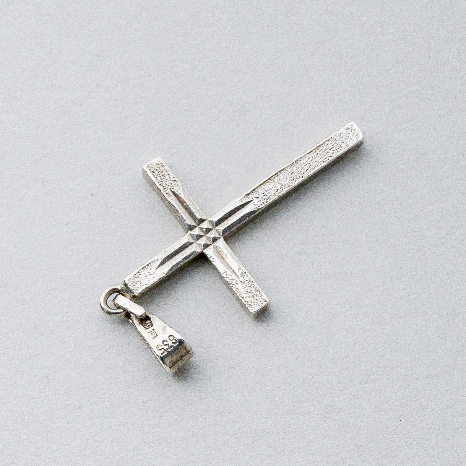 Silber Anhänger Kettenanhänger 835 Kreuz 1,69 g2