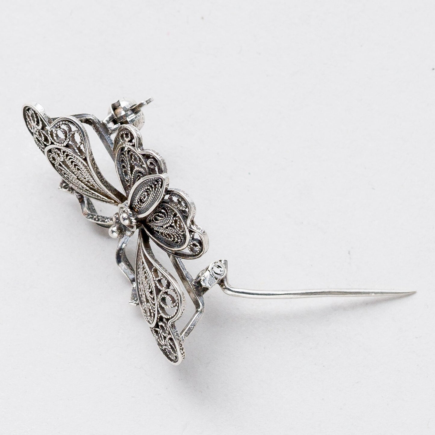 Brosche Silber Schmetterling filigran 3,3 cm 3,67 g8
