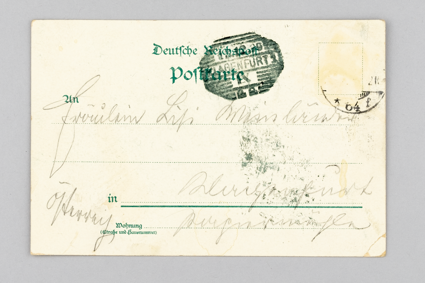 Ansichtskarte Gruss vom strammen Hund Berlin Friedrichstraße 18991