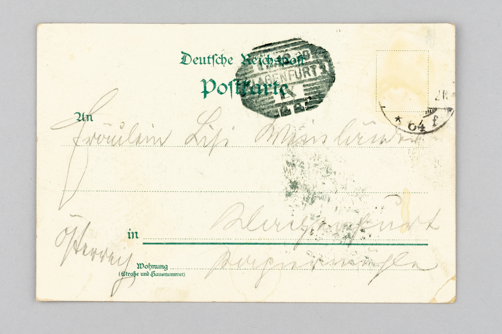 Ansichtskarte Gruss vom strammen Hund Berlin Friedrichstraße 18991