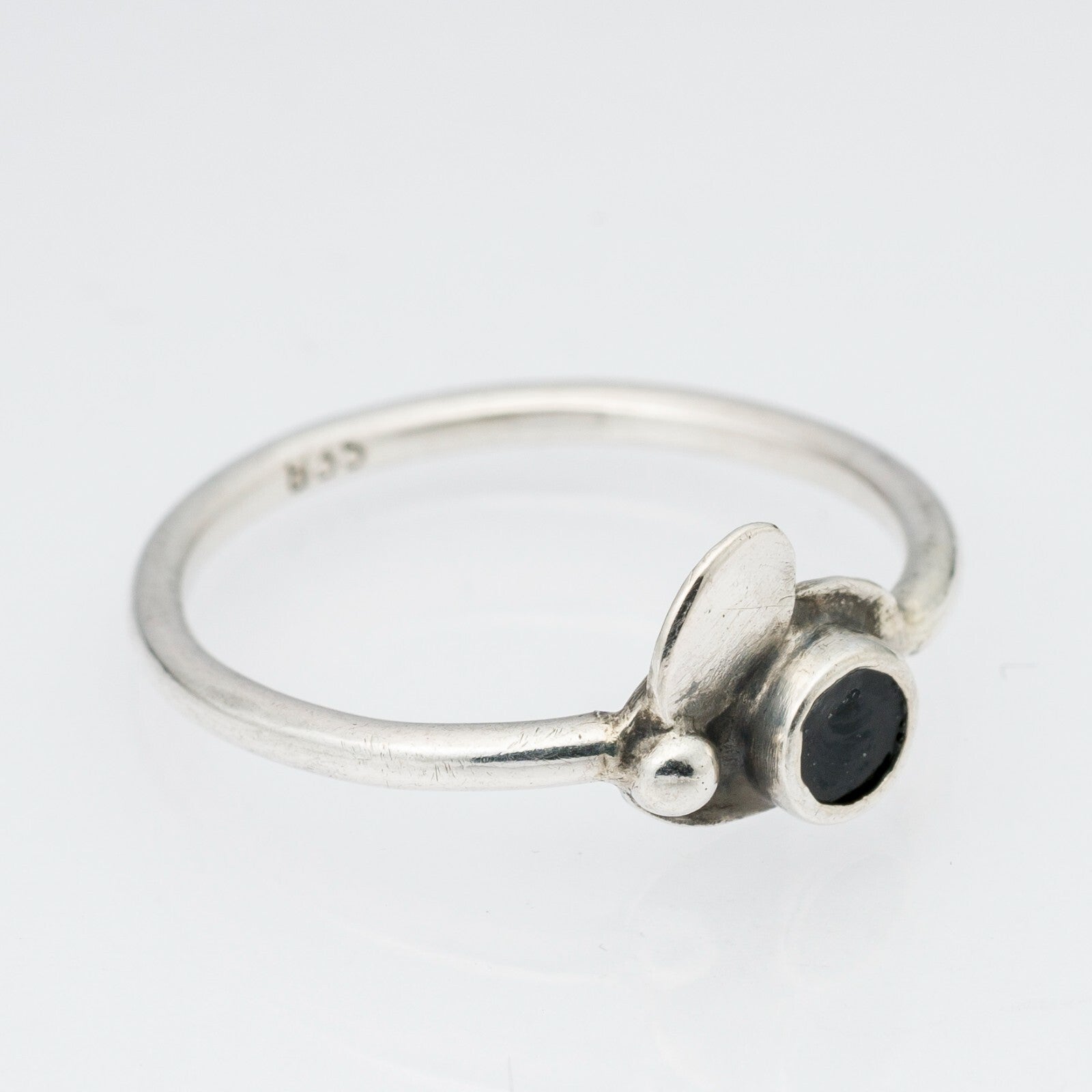 Silberring  835er Silber 1,33 g Größe 53 (16,8 mm Ø)1