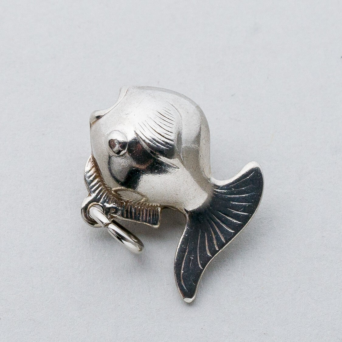 Silber Anhänger Kettenanhänger 925 Fisch 1,73 g2