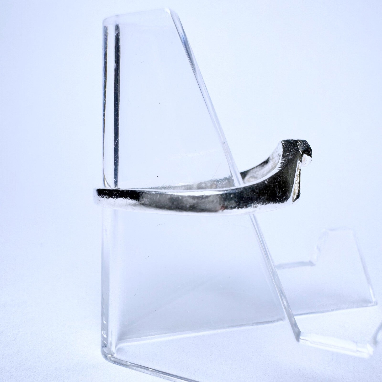 Ring 925er Silber Größe 61 mit schwarzem Besatz 2,43g4