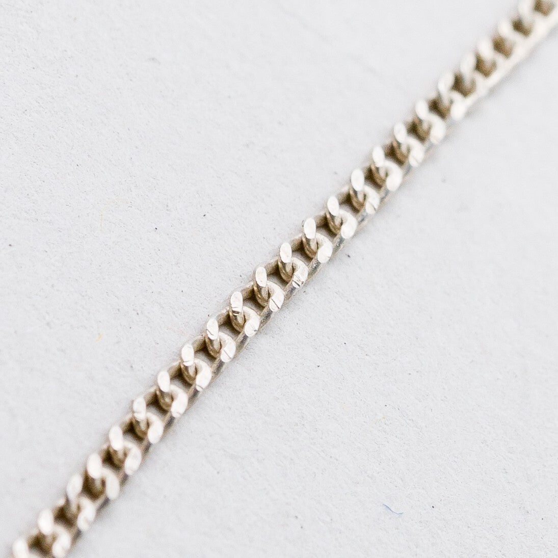 Silber Halskette 925 Panzerkette 1,4 mm 45 cm 2,13 g1