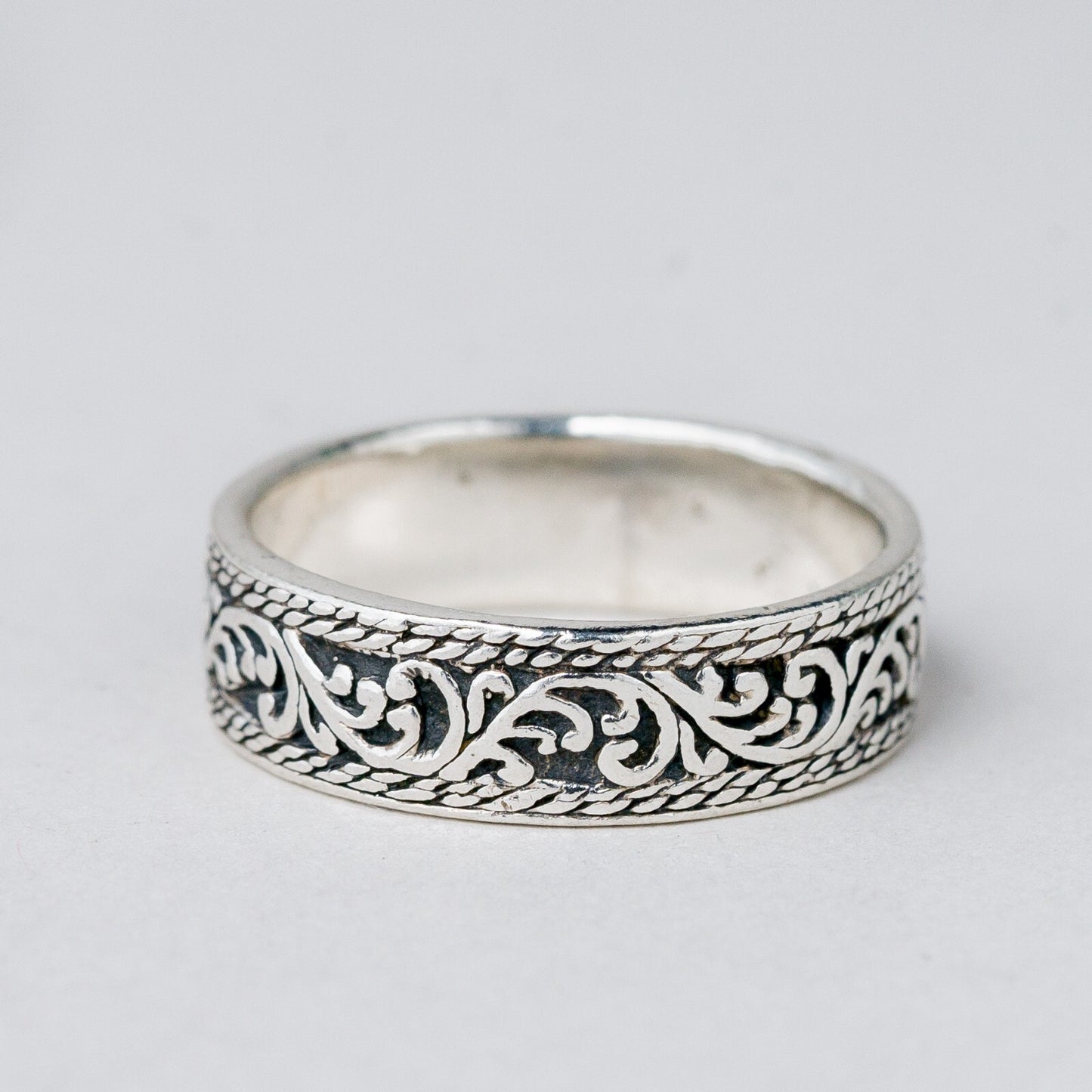 Silber Ring 925 Größe 57 (18,1 mm Ø) 4,77 g4