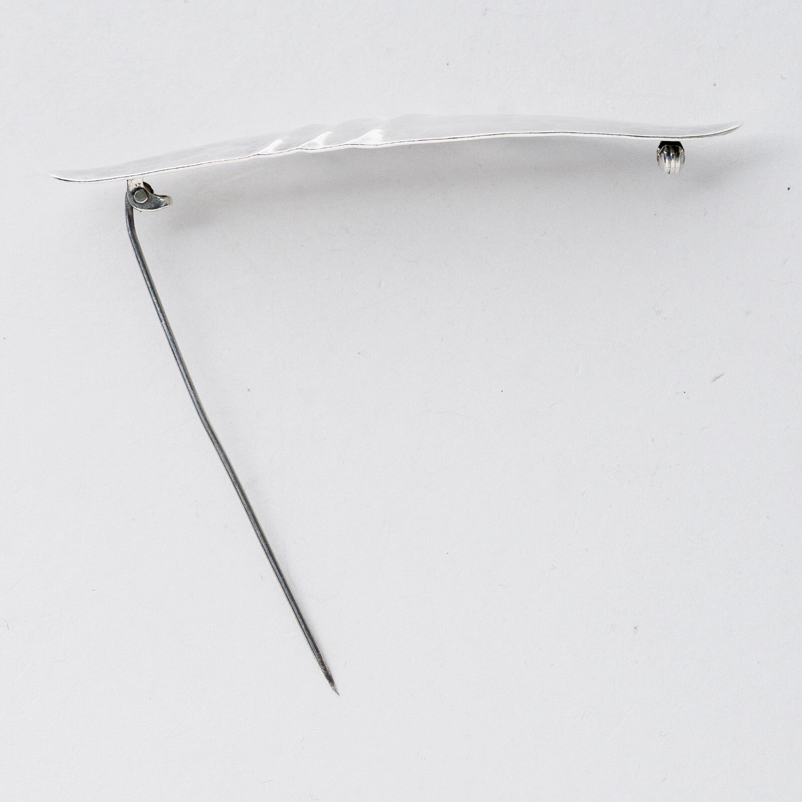 Silber Brosche Spange 925 Hammerschlag 6,61 g2