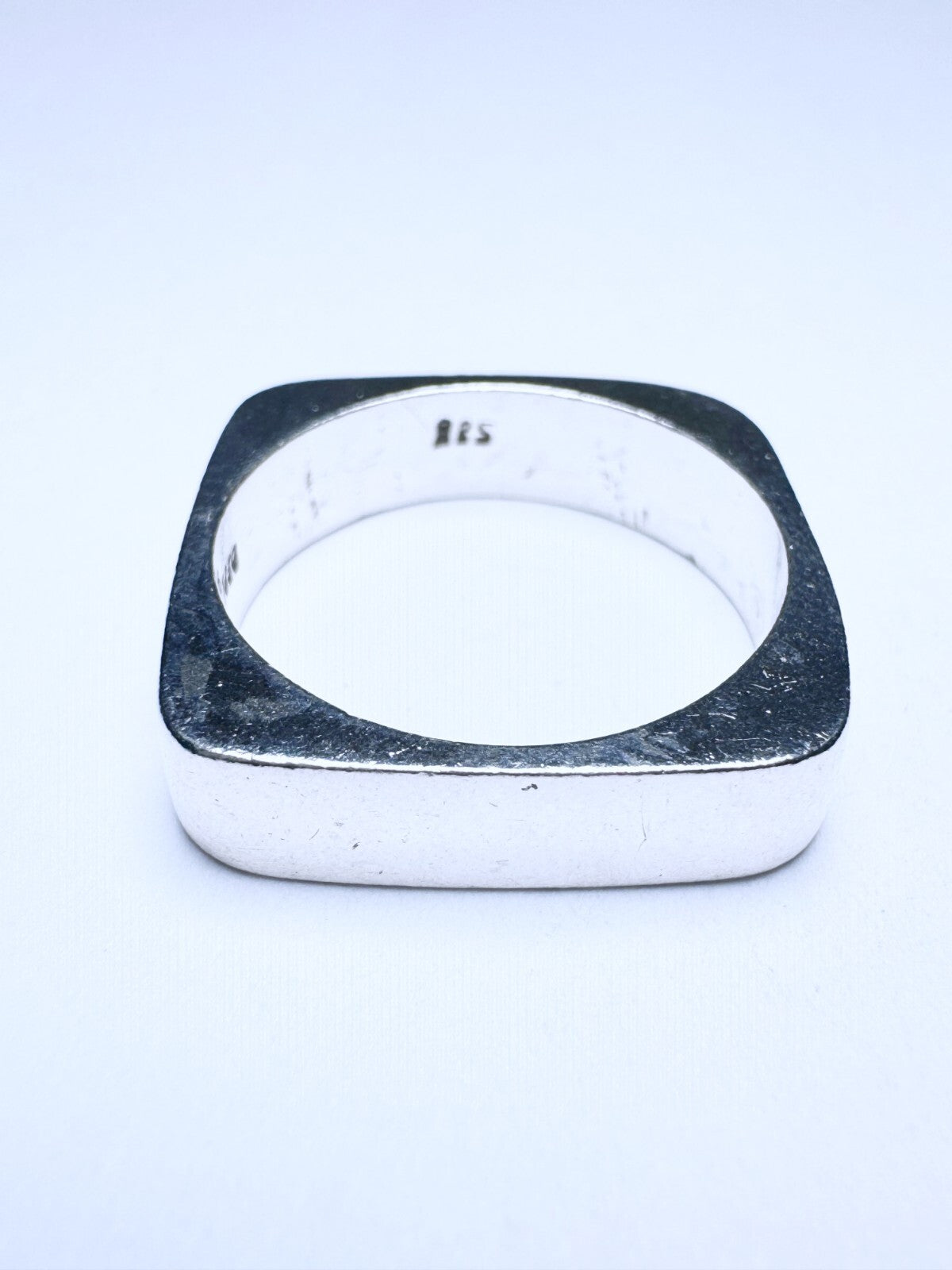 Ring 925er Silber Größe 59 mit runden Ecken 8,75g0