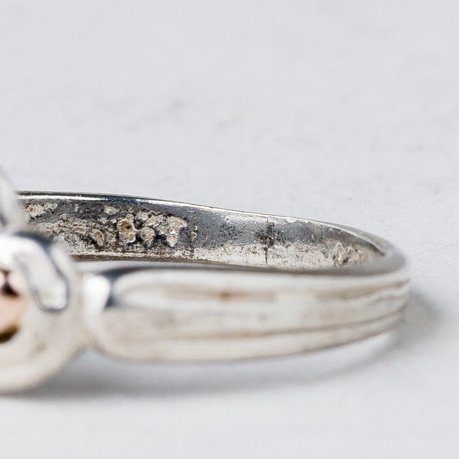 Silber Ring 925 Größe 51 (16,2 mm Ø) 1,61 g6