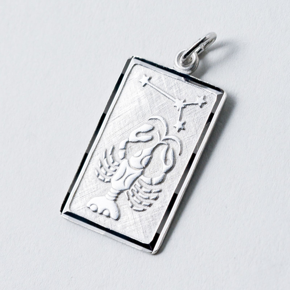 Anhänger 835 Silber Sternzeichen Krebs 3,2 cm 3,1 g0