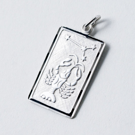 Anhänger 835 Silber Sternzeichen Krebs 3,2 cm 3,1 g0