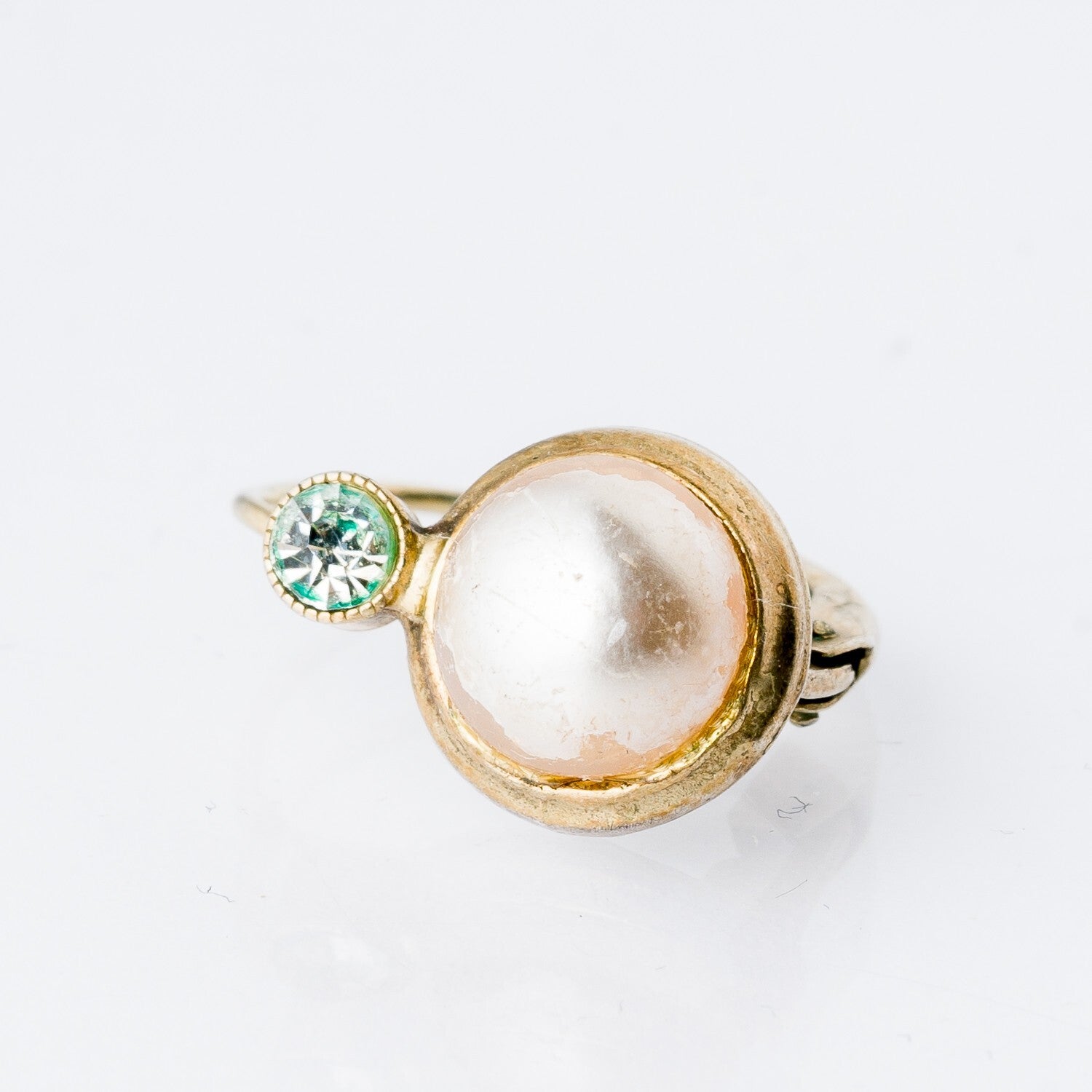 Einzelner Ohrring Hängeohrring Perle Silber 0,88 g0