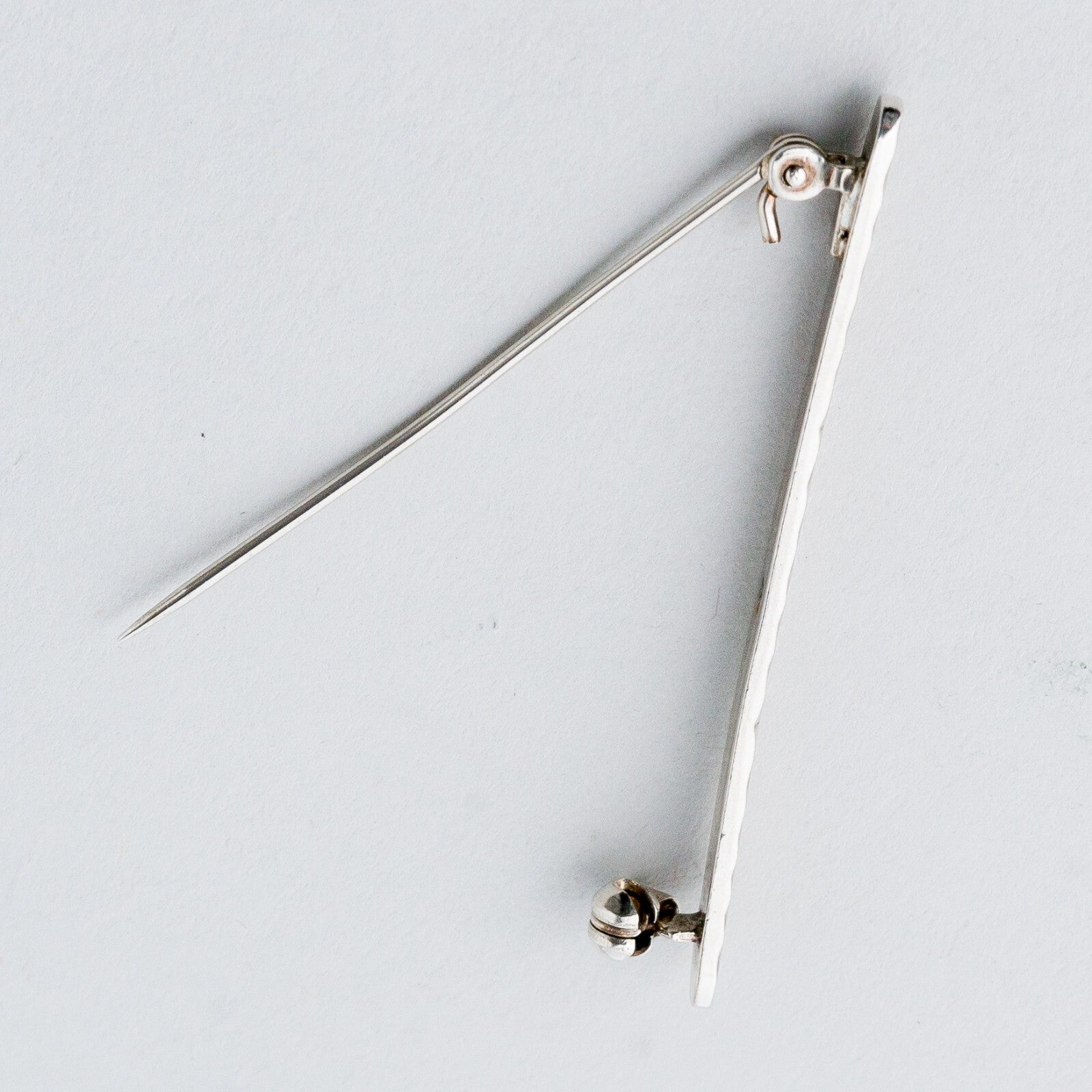 Silber Brosche Spange 925 Relief 3,25 g6