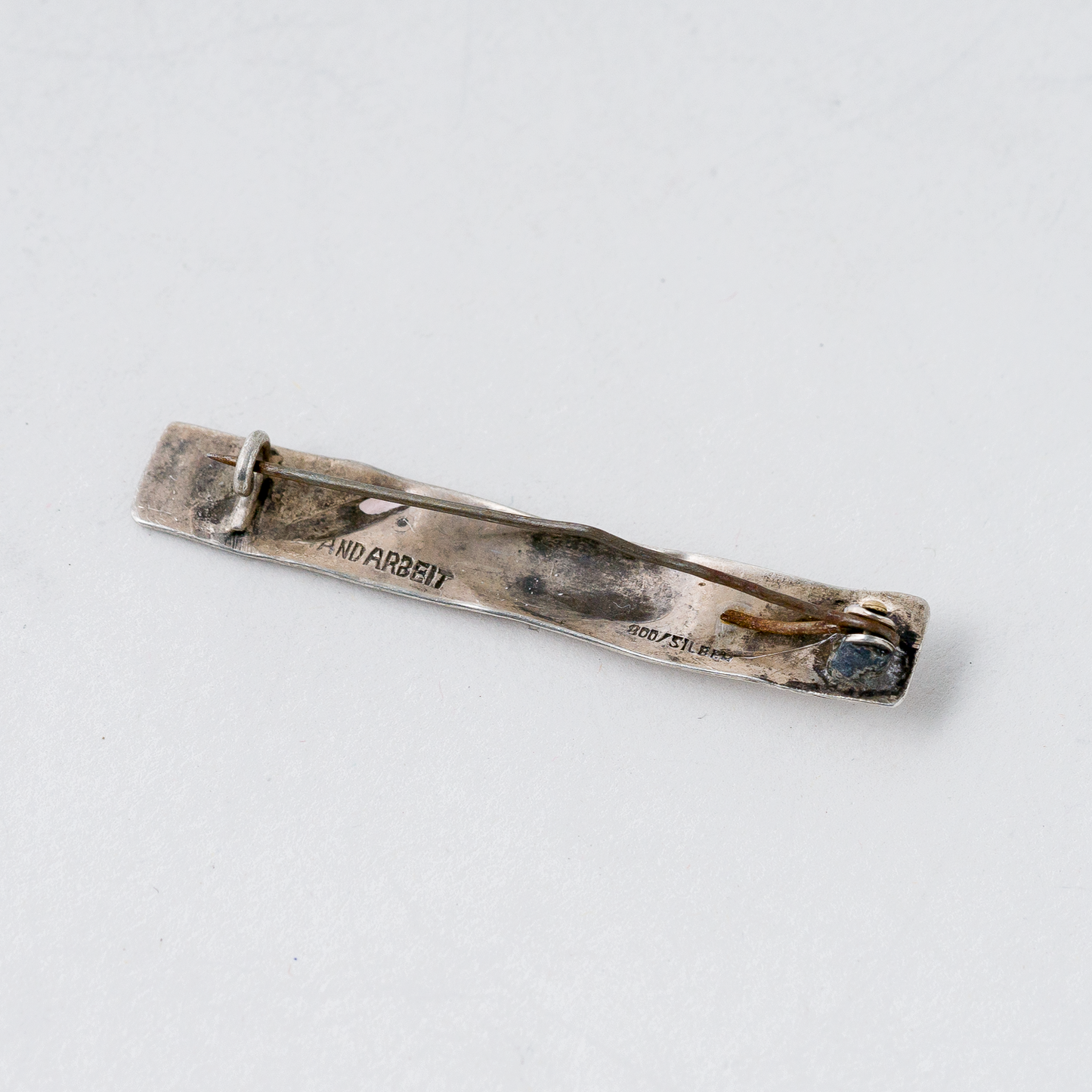 Brosche 800er Silber 2,4 g 5 cm1