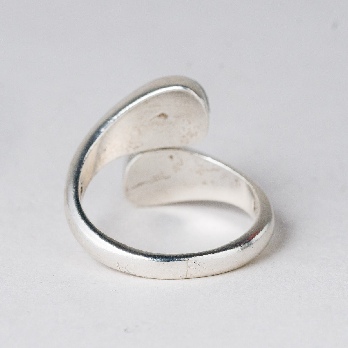 Silber Ring 925 Grüner Stein Größe flexibel ca. 55 5,59 g3