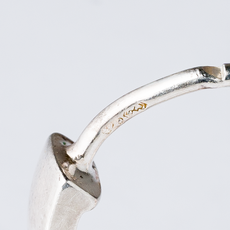 Einzelner Ohrring Huggie 925er Silber 1,91 g5
