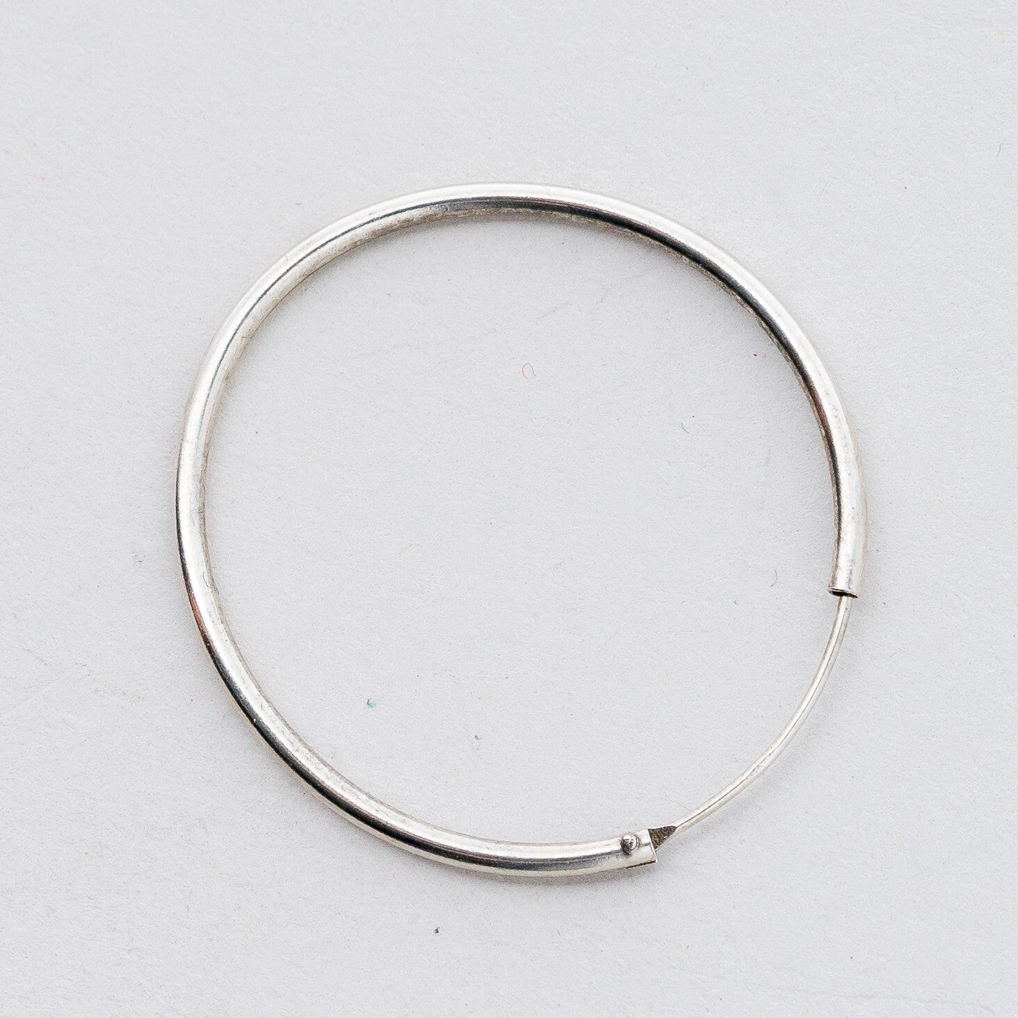 Einzelner Ohrring Creole Silber 0,81 g4