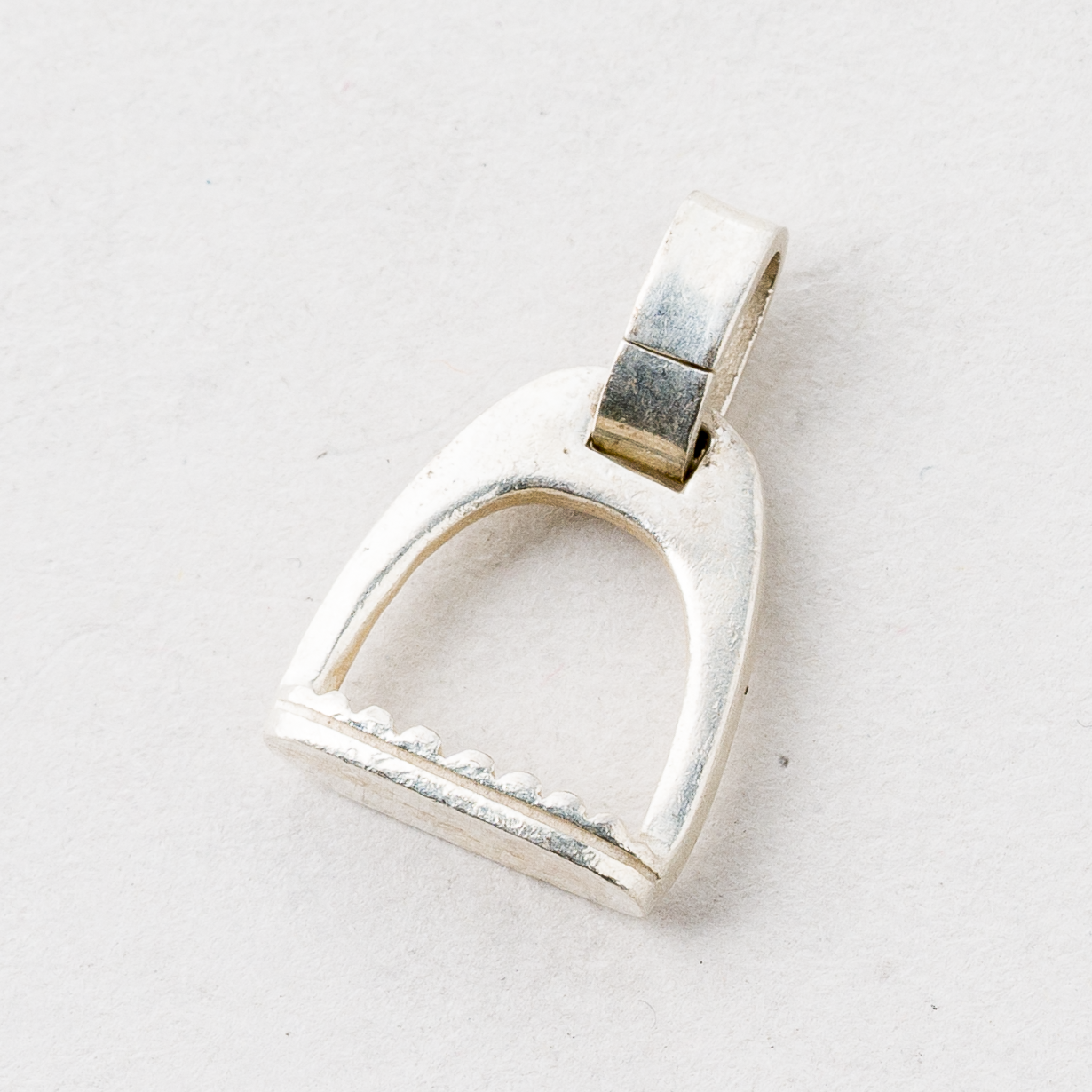 CNC: Anhänger Steigbügel 925er Silber 1,98 g 2 cm0