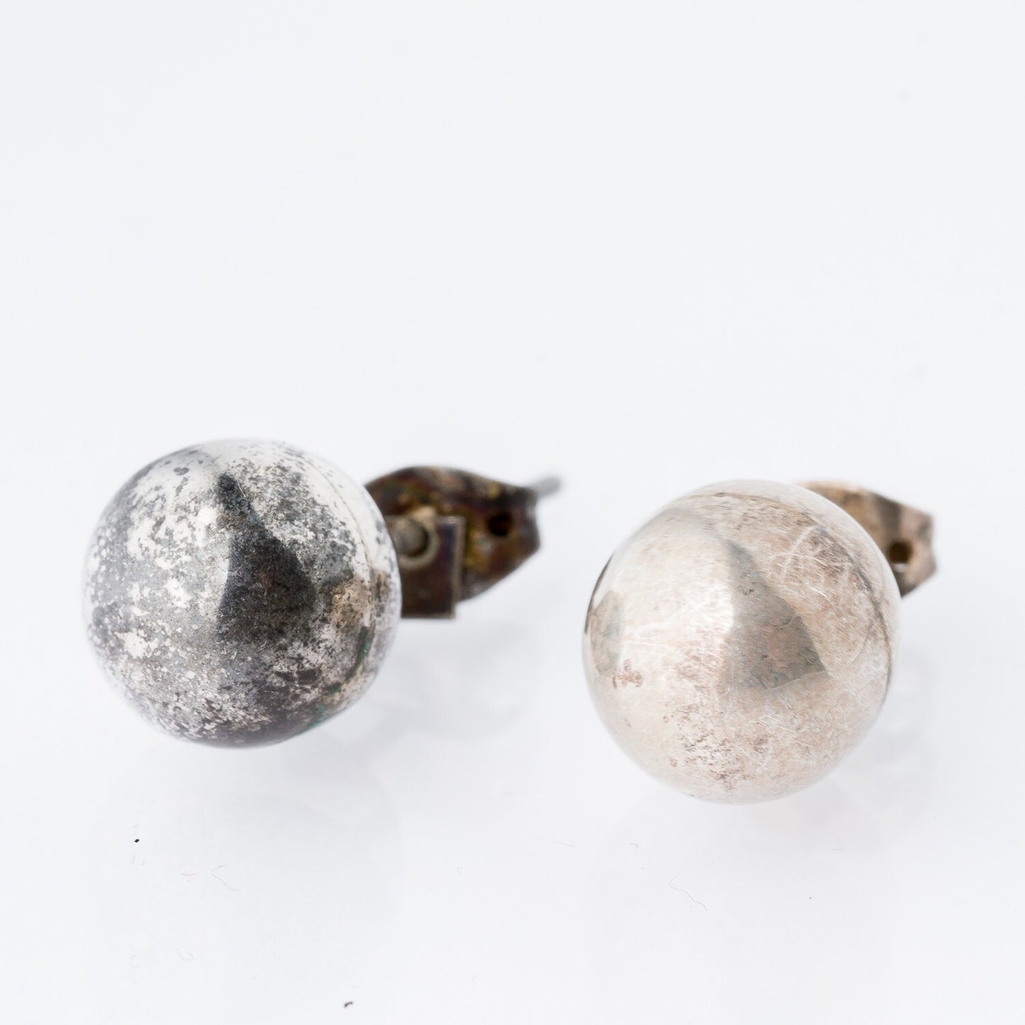 Ohrringe Ohrstecker Kugeln Silber 3,39 g0