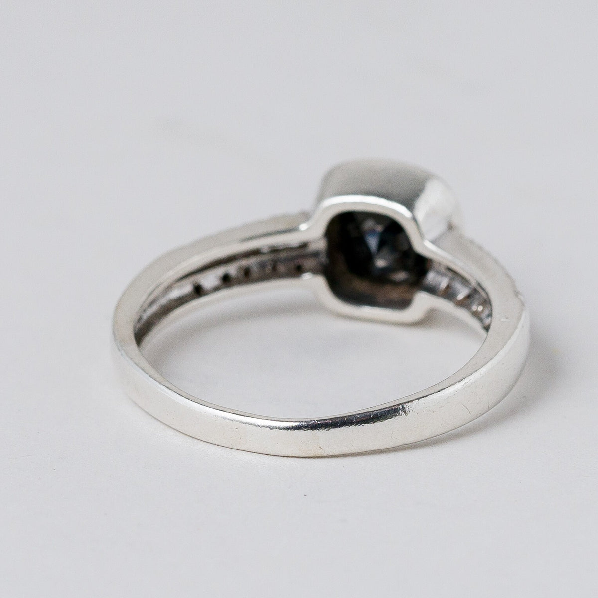 Silber Ring 925 Steinbesatz Größe 62 (19,7 mm Ø) 3,96 g3
