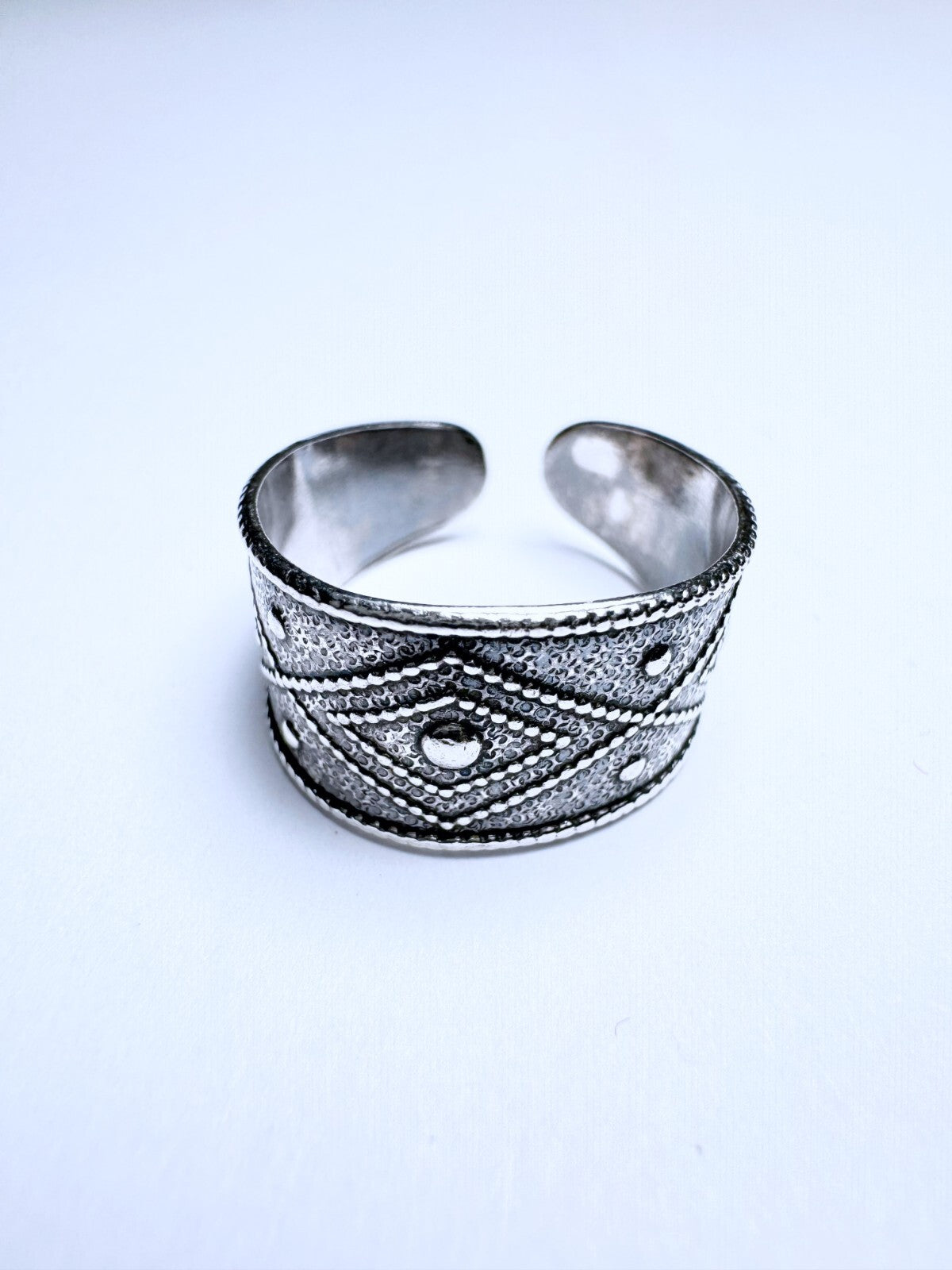 Ring 800er Silber Größe 52 flexibel Orientalisch 2,85g0