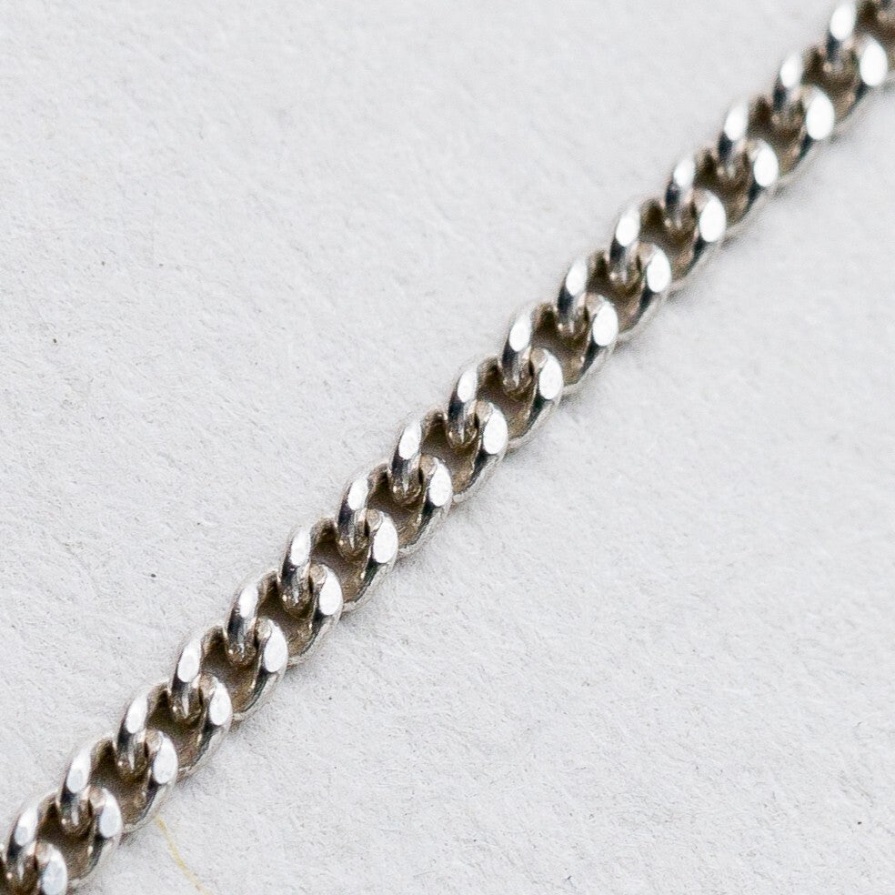 Halskette Panzerkette 835 Silber 40,5 cm 2,26 g0
