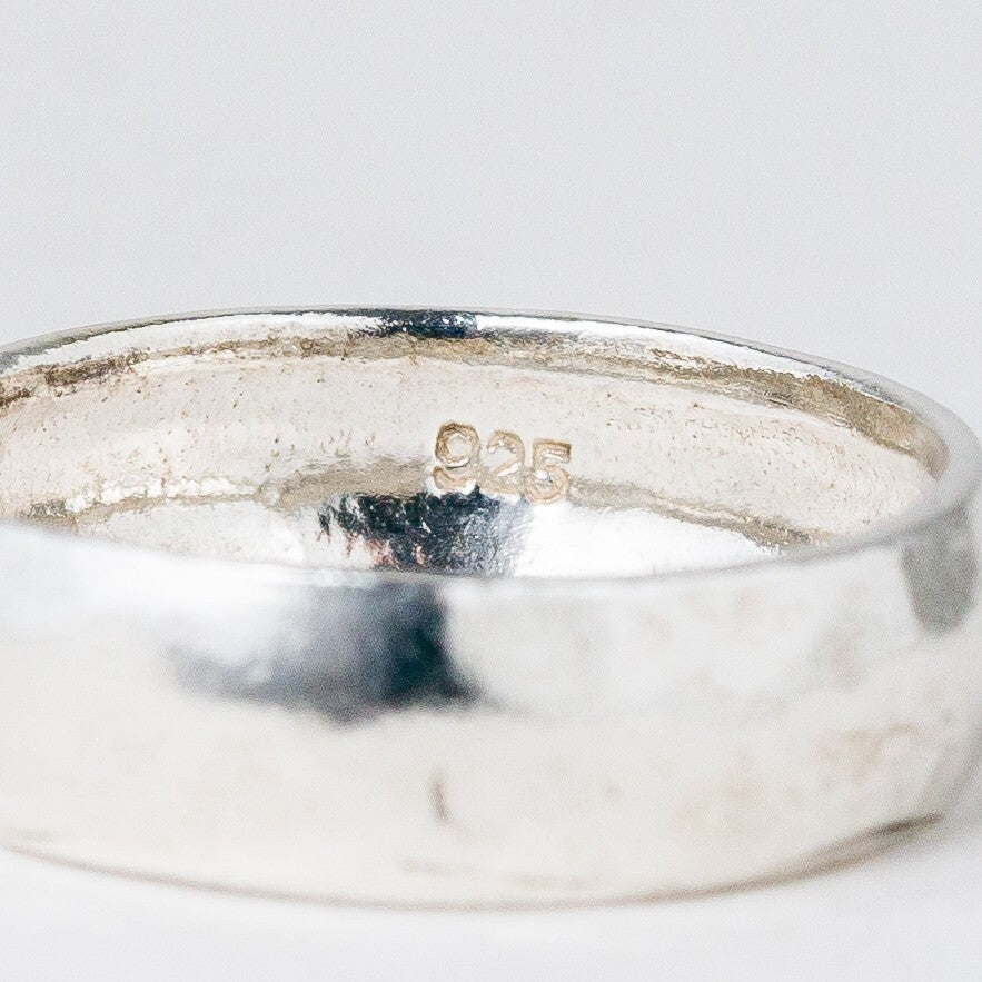 Silber Ring 925 Größe 55 (17,5 mm Ø) 2,72 g6