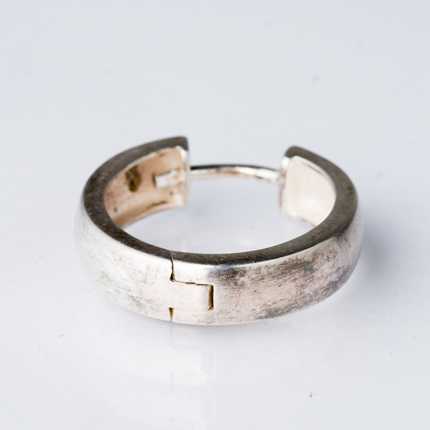 Einzelner Ohrring Huggie 925er Silber 1,91 g1