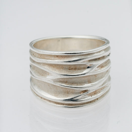 Silberring  925er Silber 7,41 g Größe 53 (16,8 mm Ø)0