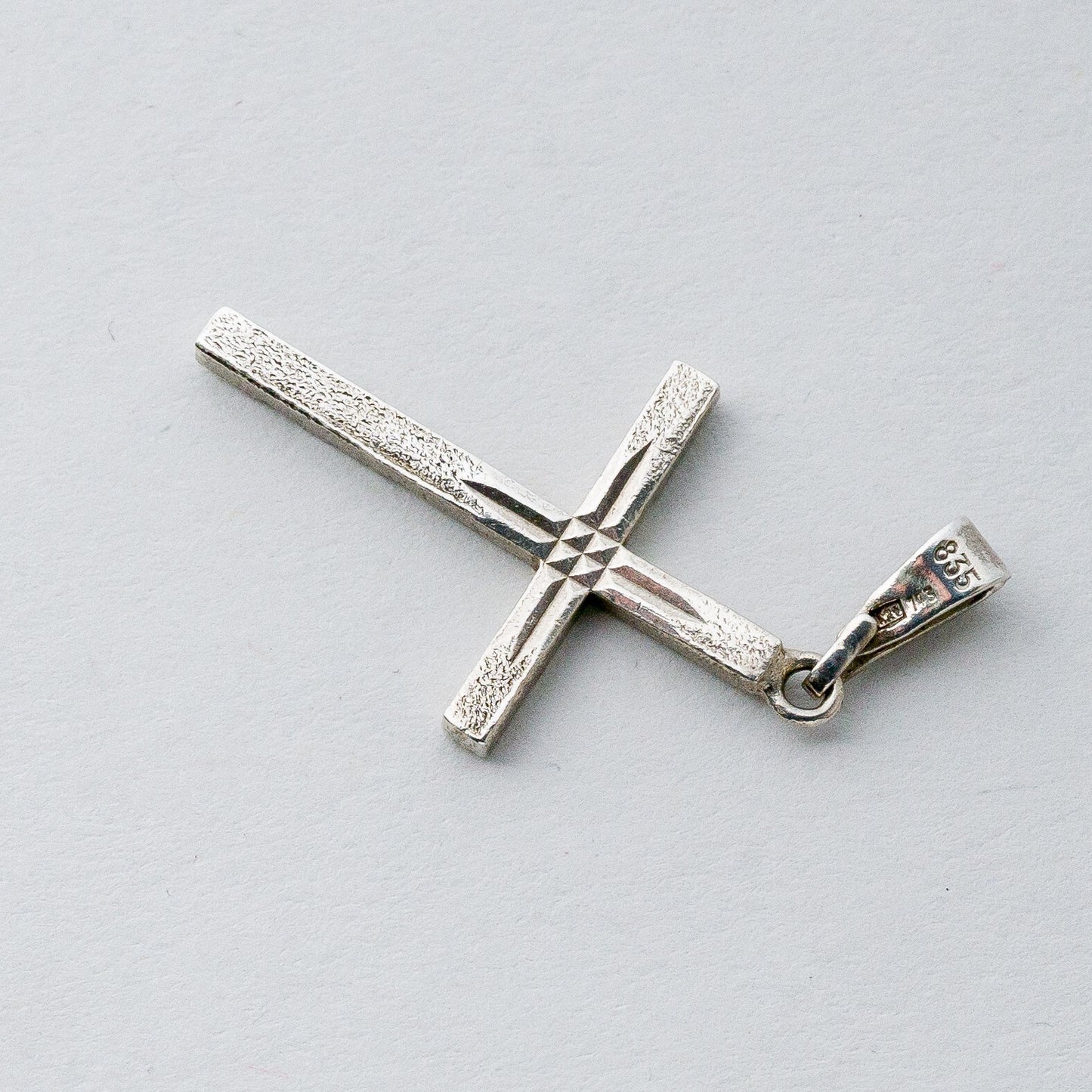 Silber Anhänger Kettenanhänger 835 Kreuz 1,69 g1