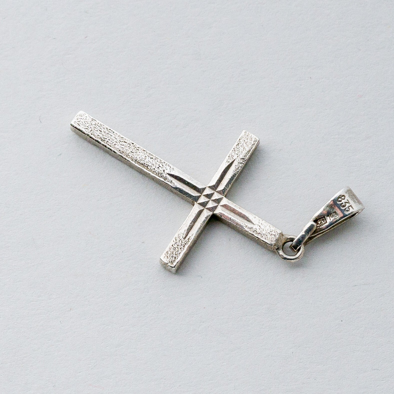 Silber Anhänger Kettenanhänger 835 Kreuz 1,69 g1