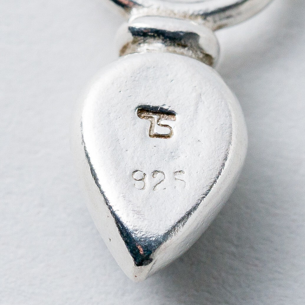 Thomas Sabo Anhänger 925 Silber Schwarzer Stein 2,2 cm 2,34 g6