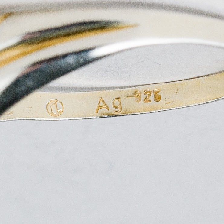 Silber Ring 925 Türkiser Stein Größe 57 (18,1 mm Ø) 0,9 g5
