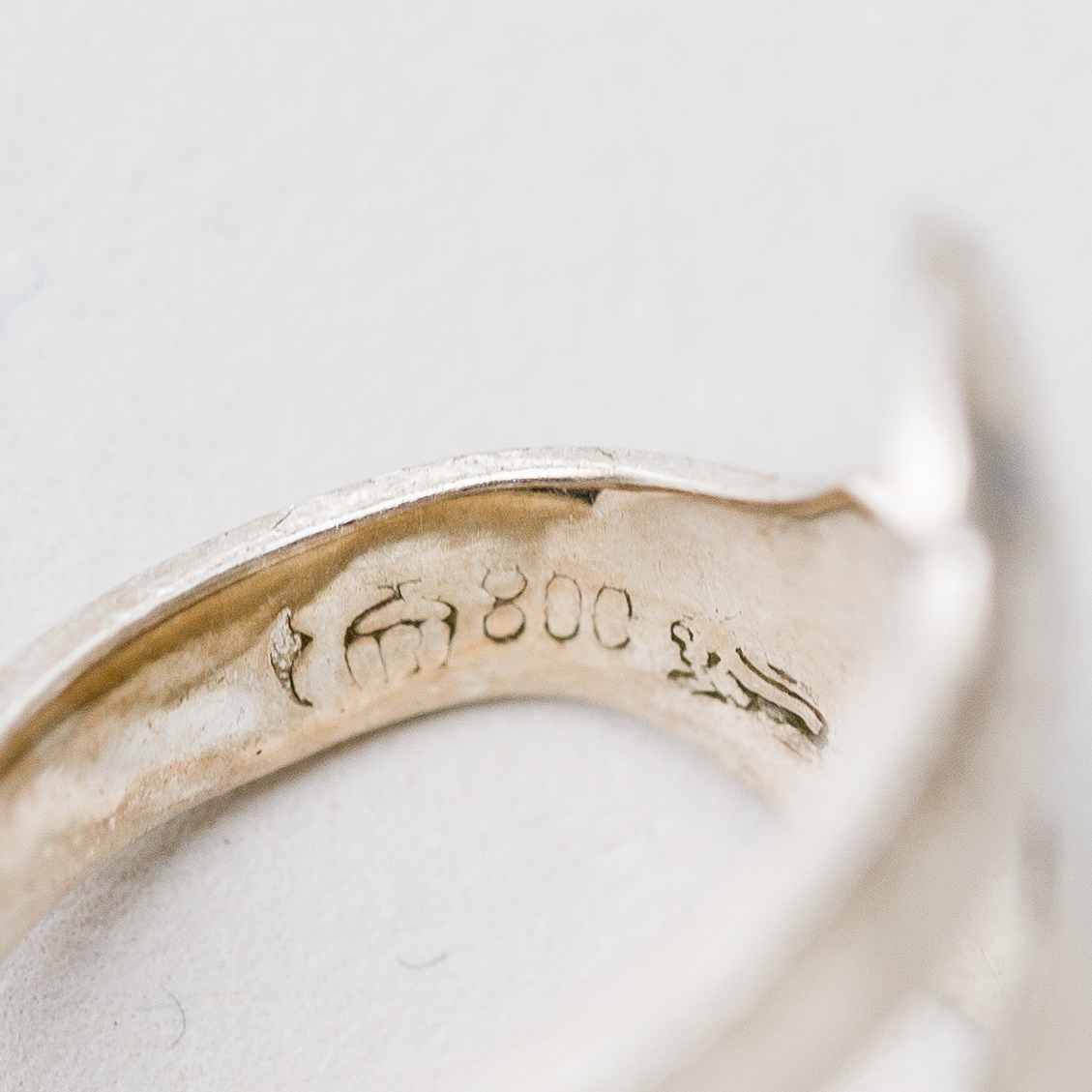 Ring Monogram "AL" 5,35 g 800er Silber Größe flexibel4