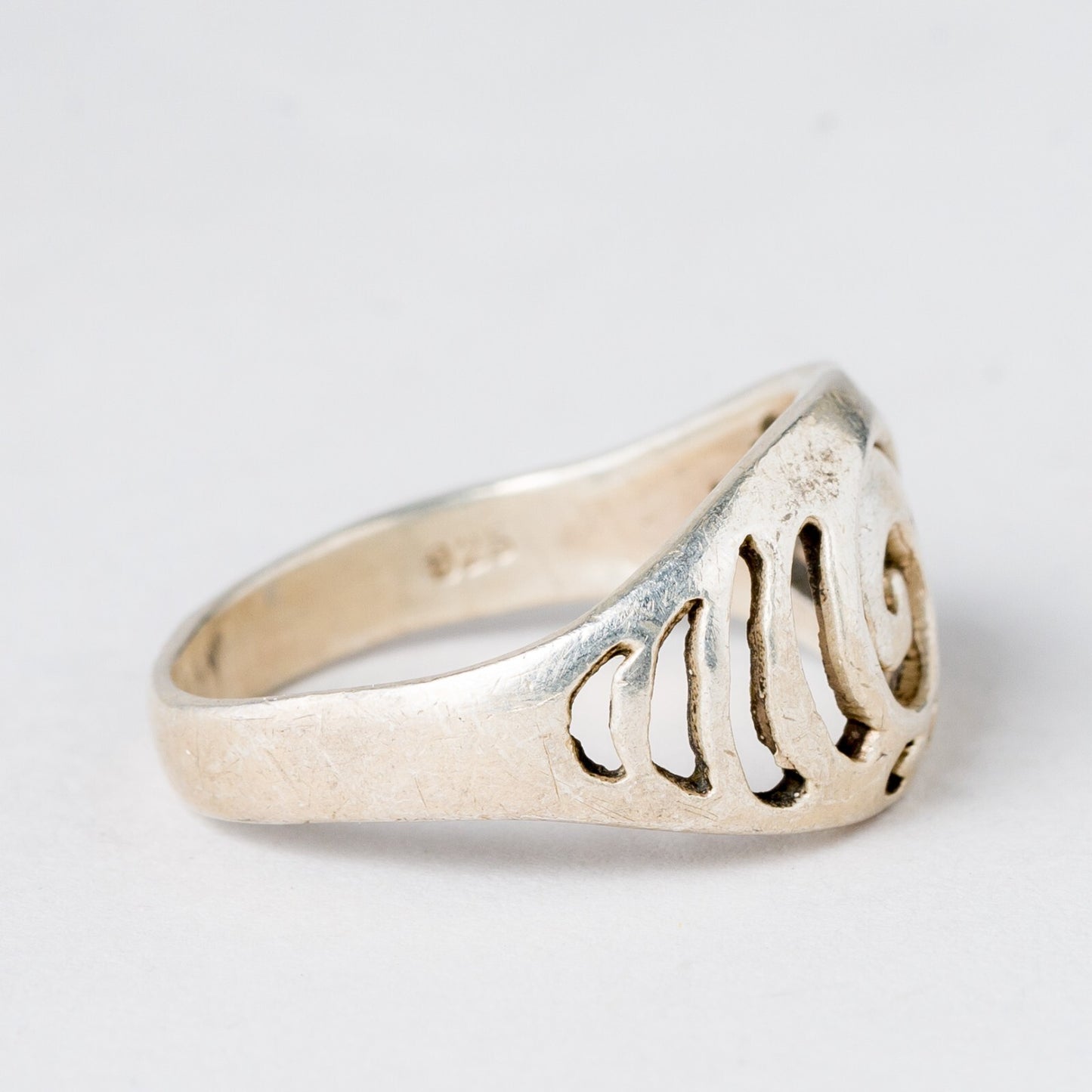 Silber Ring 925 Größe 60 (19,1 mm Ø) 3,83 g2