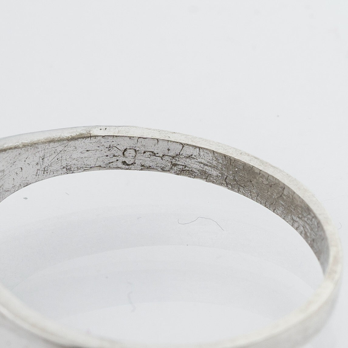 Silberring Steinbesatz 925er Silber 2,13 g Größe 56 (17,8 mm Ø)3