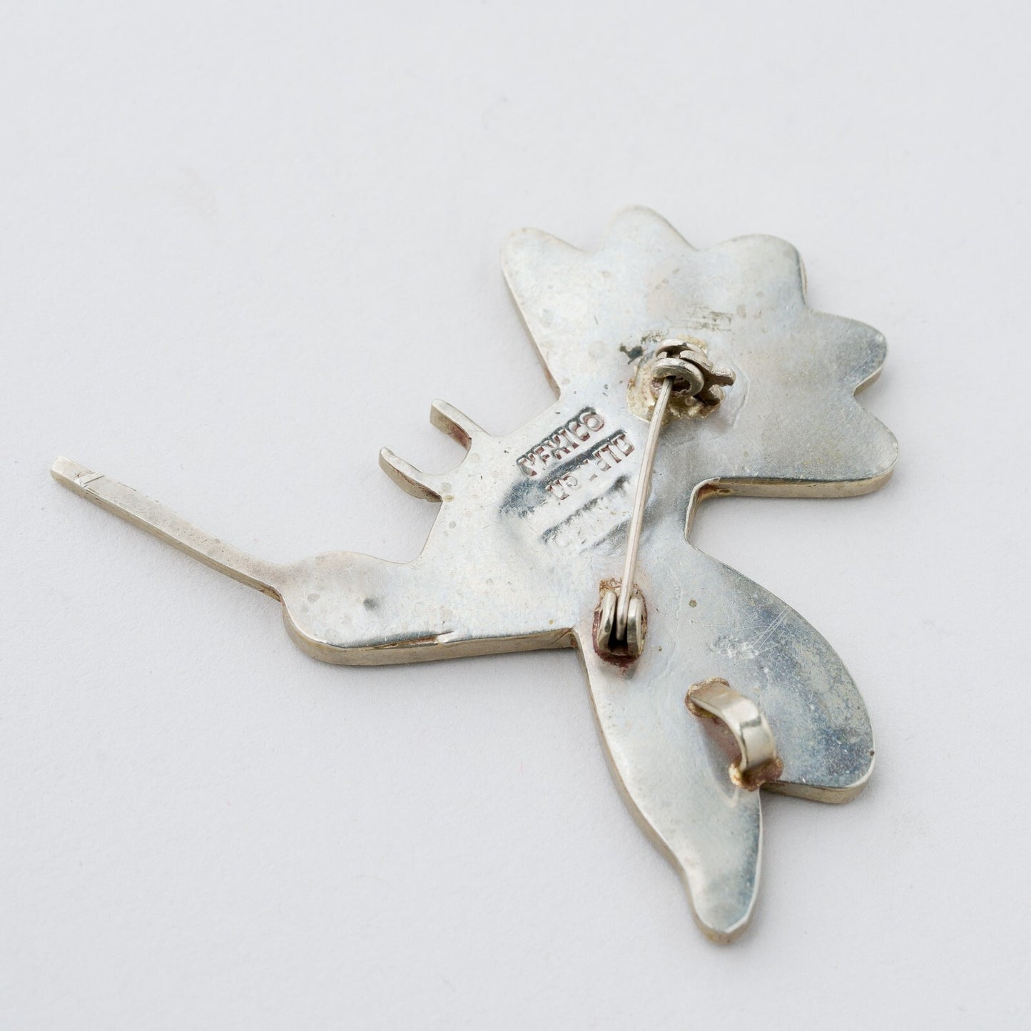 Silber Brosche Perlmutt Kolibri 12,6 g3