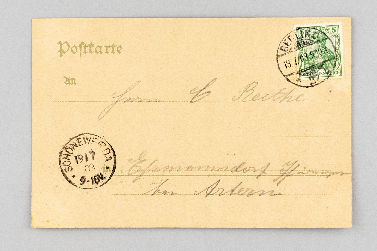 Ansichtskarte Gruss aus Berlin National Denkmal 19031