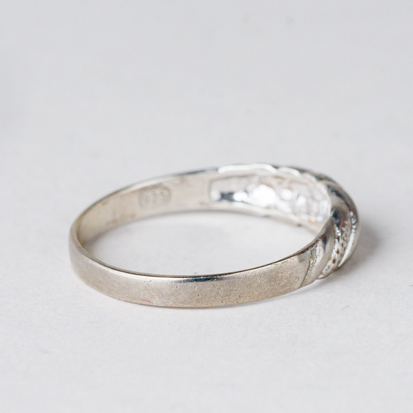 Silber Ring 925 Größe 58 (18,4 mm Ø) 1,51 g4