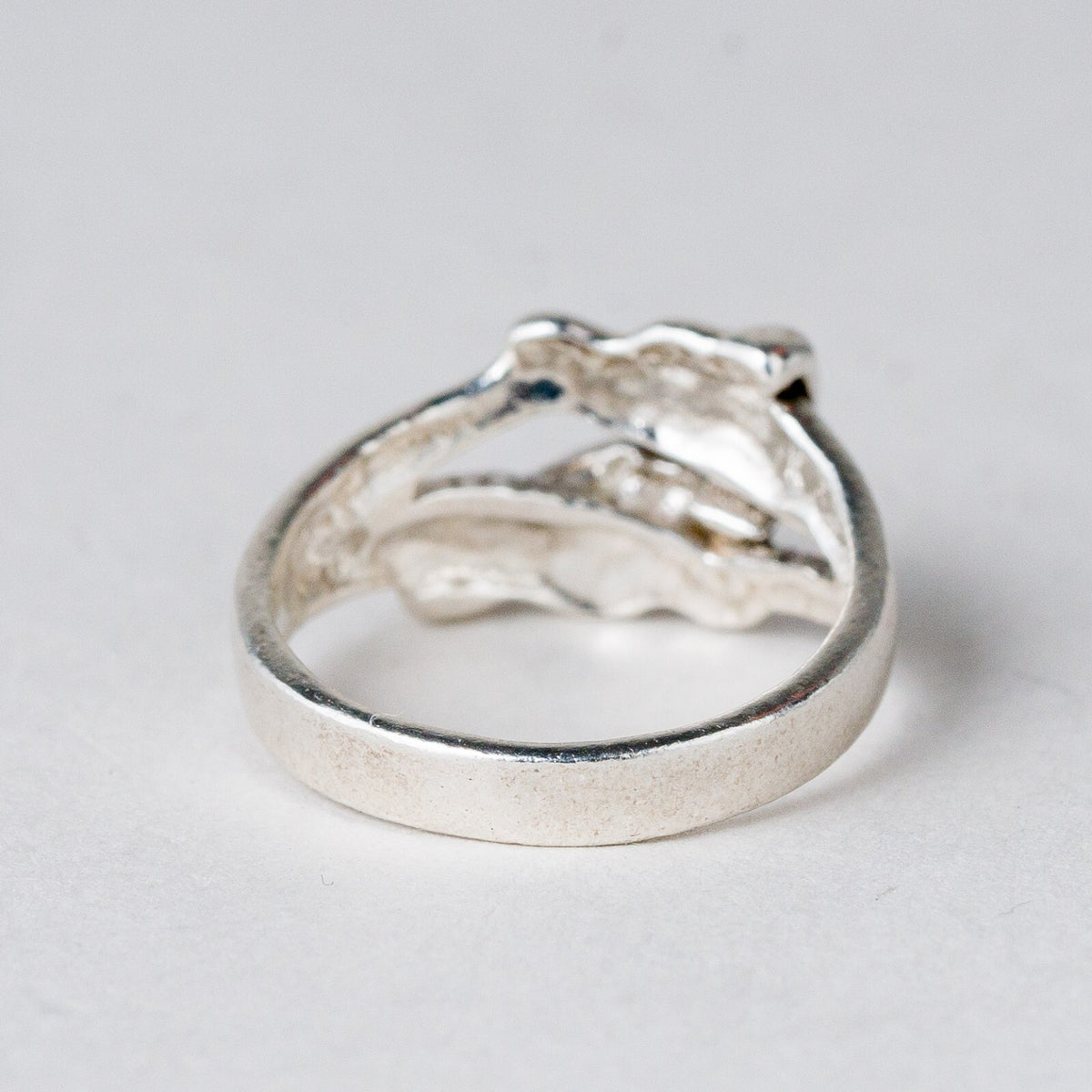 Silber Ring 925 Knoten Größe 48 (15,3 mm Ø) 2,64 g3
