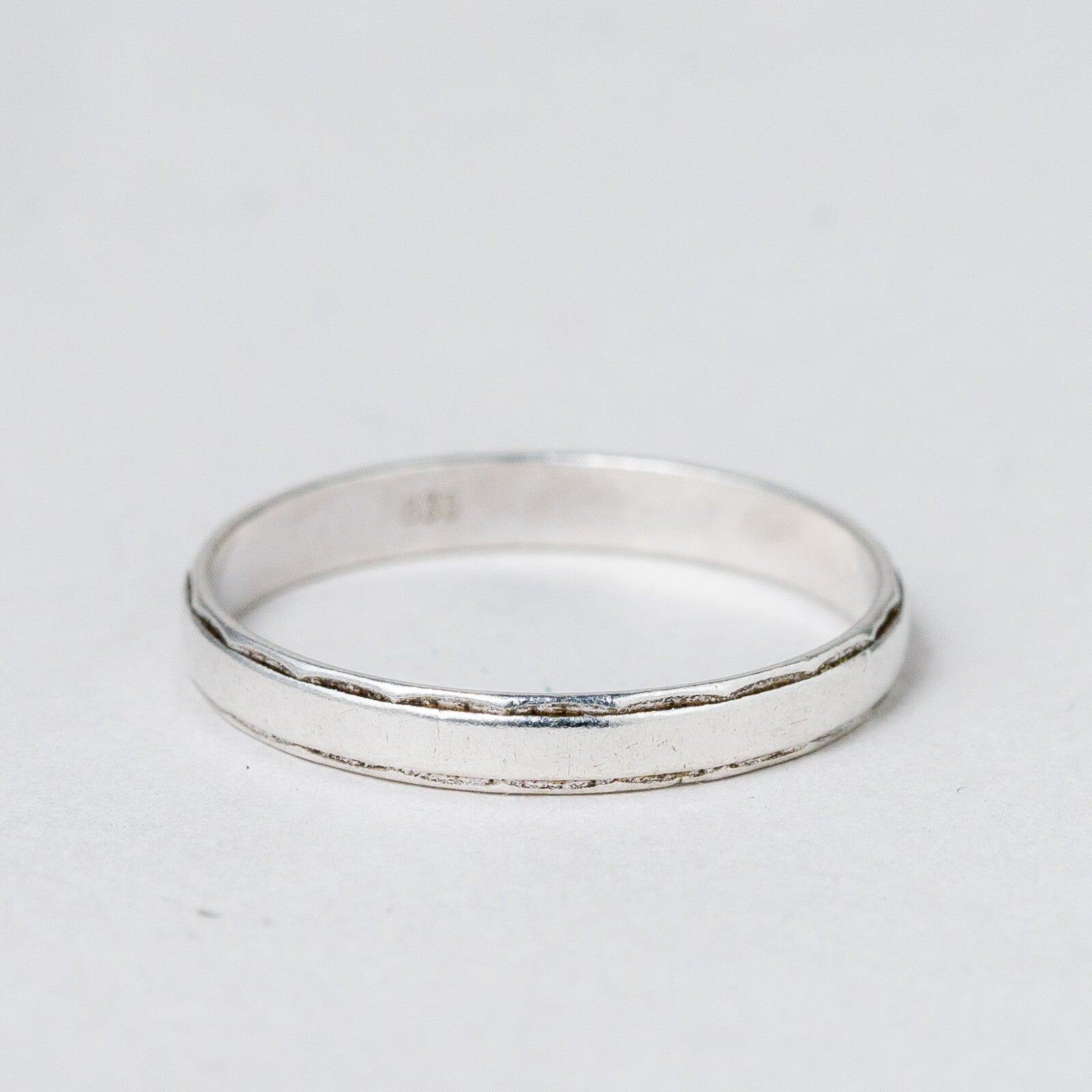 Silber Ring 835 Größe 60 (19,1 mm Ø) 1,42 g0