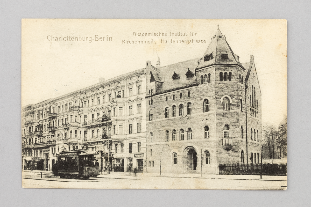 Ansichtskarte Berlin Charlottenburg Institut für Kirchenmusik 19100