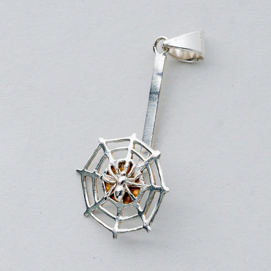 Silber Anhänger Kettenanhänger 925 Spinne 2,11 g0
