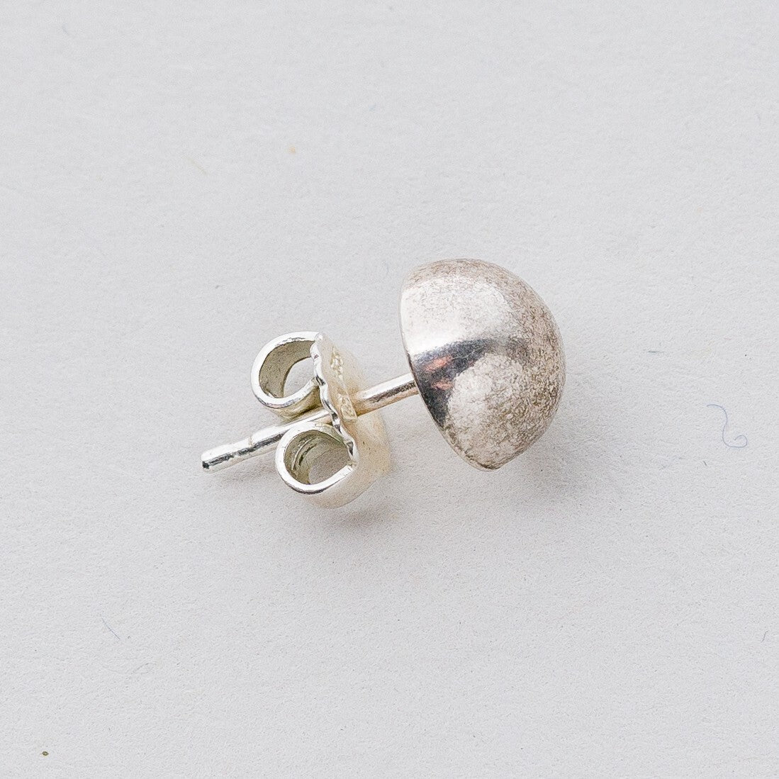 Ohrringe Ohrstecker Silber Halbkugel 1,22 g4