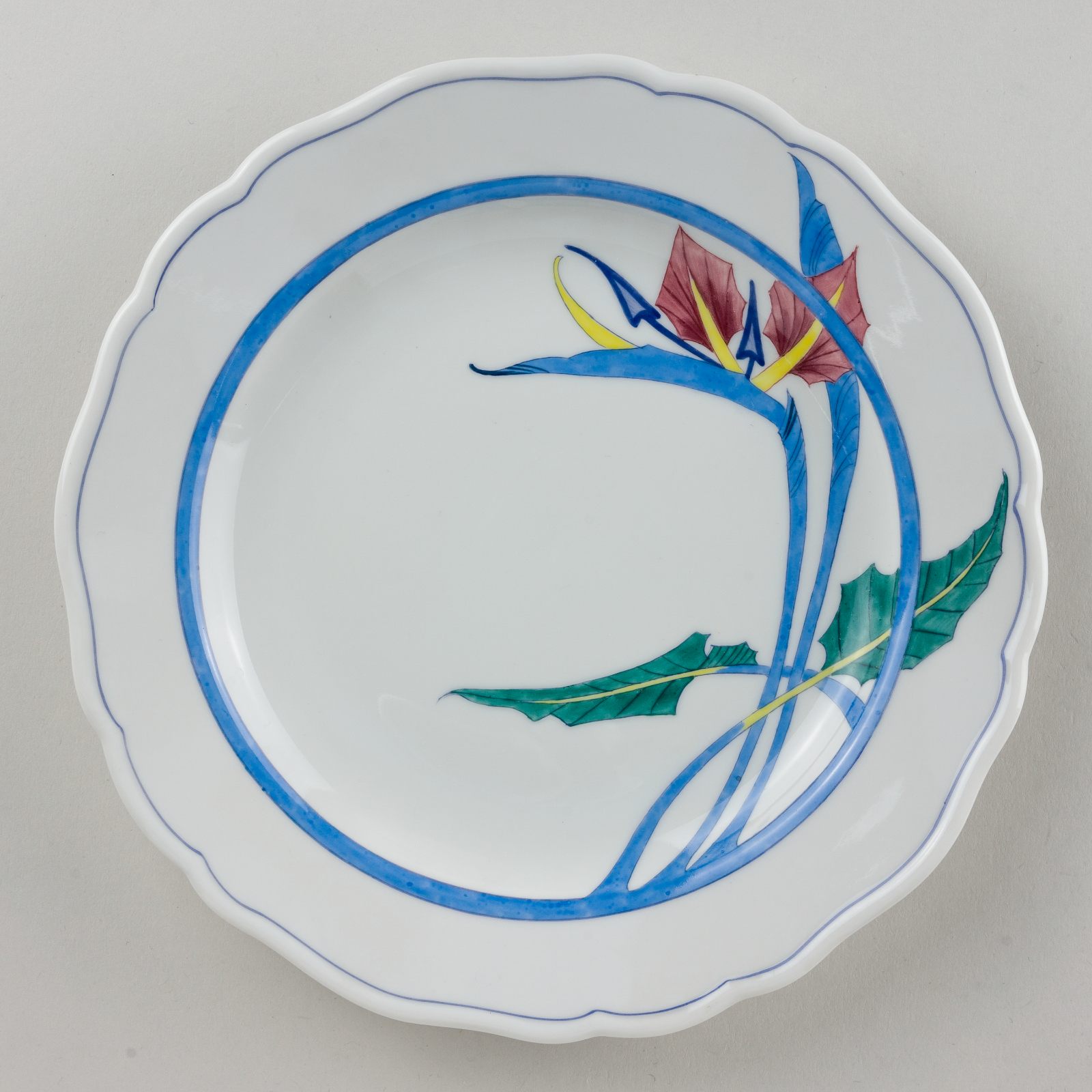 Meissen Teller Strelitzie 18 cm 1. Wahl Neuware0